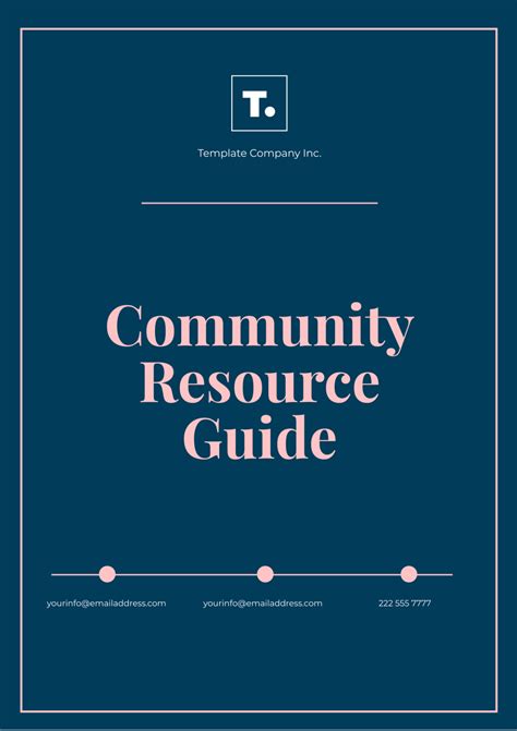 Community Resource Guide Template