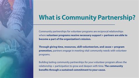 Community and Partnerships