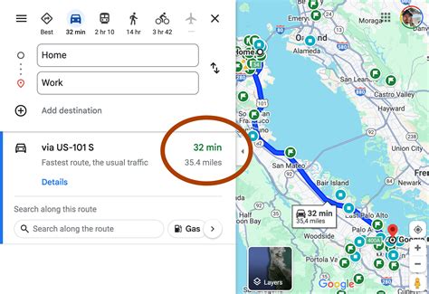 Excel Google Maps Distance and Travel Time Calculator with Directions