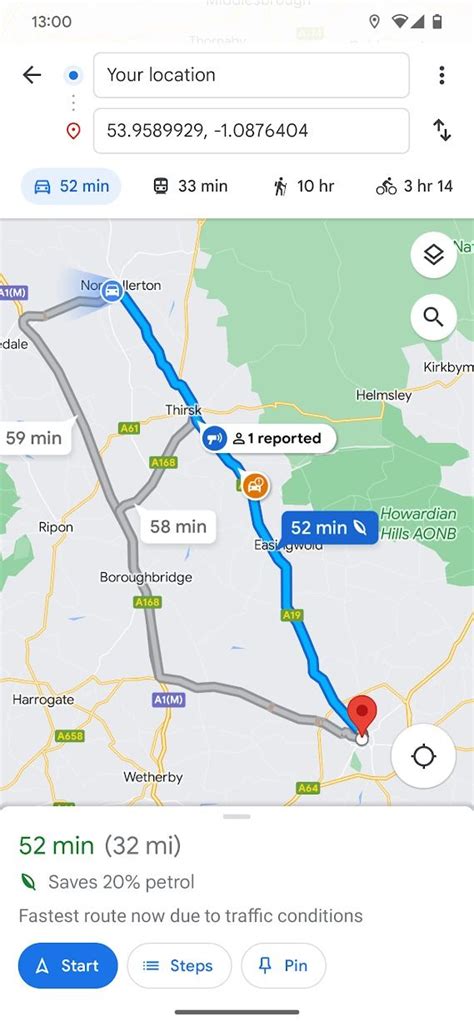 Google Maps' new commute tab includes realtime visualization of your