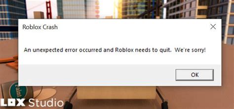 Como corrigir: \"An Unexpected Error Occurred and Roblox Needs to 