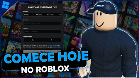 Como criar uma conta no Roblox pelo pc/notebook-tutorial - YouTube