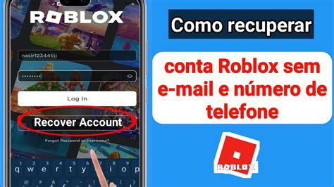 Como recuperar sua conta Roblox - TodoRoblox