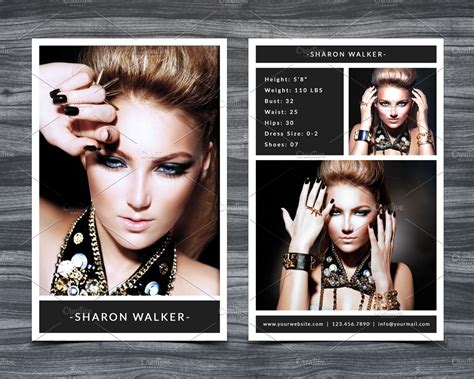 Comp Card Template Online Free