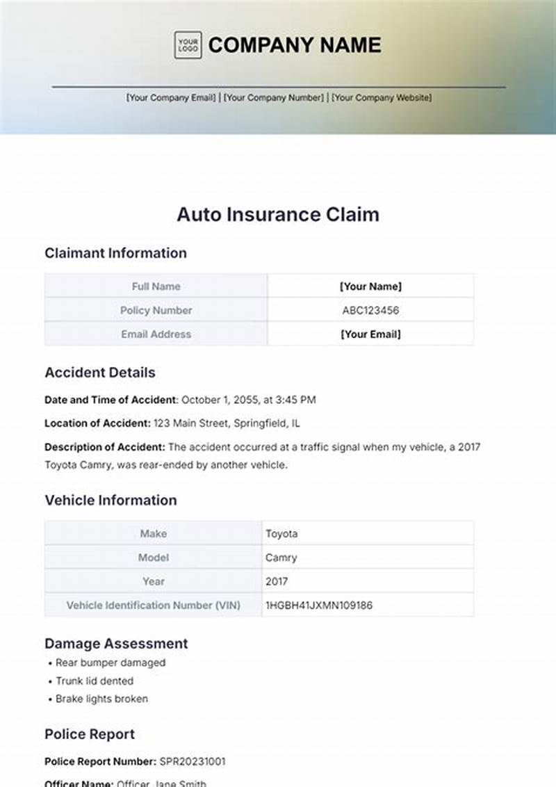 Comp Claim Auto Insurance