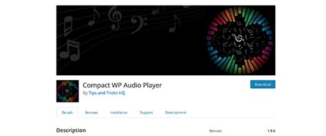 Compact WP Audio Player