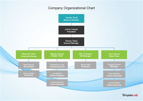 Organizational Chart Of A Company Startup Organizational Chart