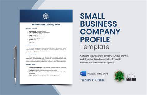 Company Profile Template For Small Business