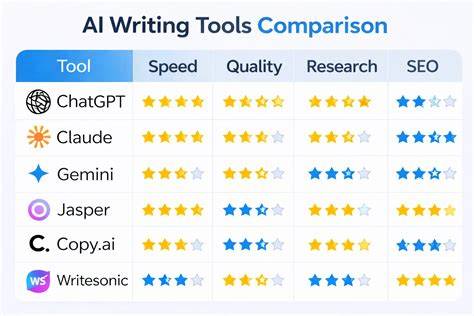 Comparing AI Writing Tools for SEO