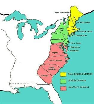 Comparing The Colony Regions