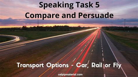 Comparing Transport Options