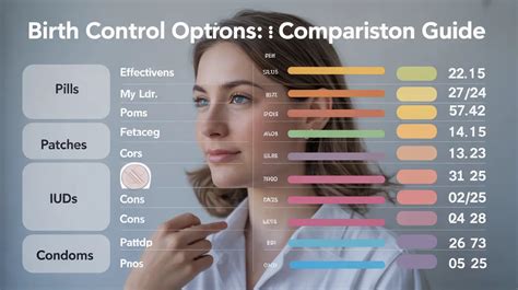 Comparison Of Birth Control Pills Chart