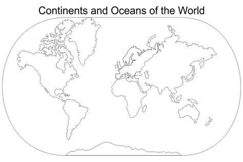 Comparison of MAP with other project management methodologies Blank Map For Continents And Oceans