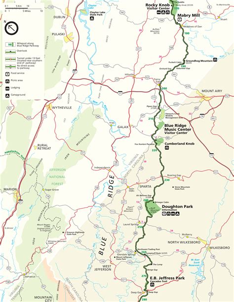Comparison of MAP with other project management methodologies Blue Ridge Parkway North Carolina Map