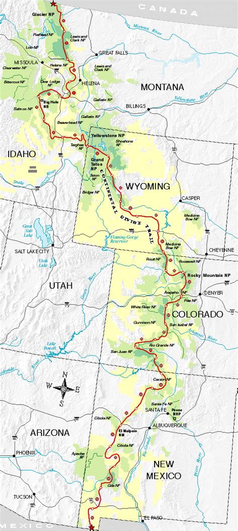 Comparison of MAP with other project management methodologies Map Of Continental Divide Trail