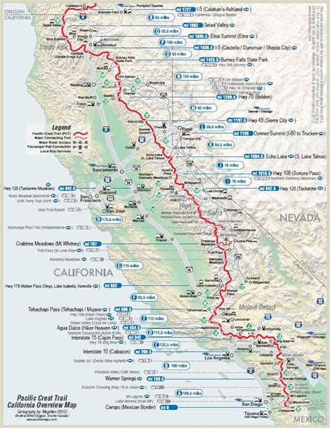 Comparison of MAP with other project management methodologies Map Of Pacific Crest Trail