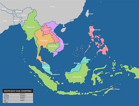 Comparison of MAP with other project management methodologies Map Of Southeast Asia With Countries