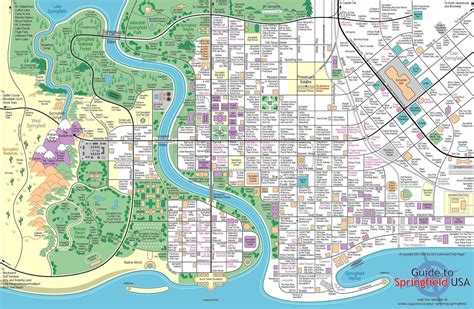 Comparison of MAP with other project management methodologies Map Of Springfield The Simpsons