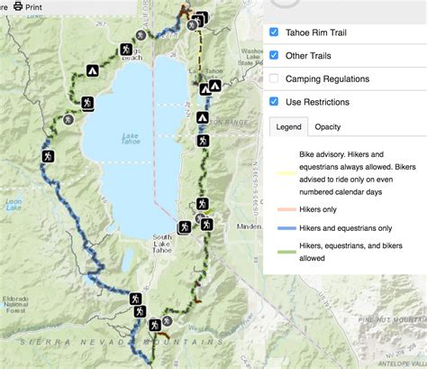 Comparison of MAP with other project management methodologies Map Of Tahoe Rim Trail