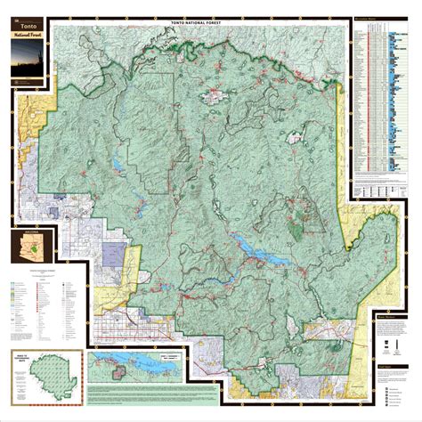 Map of Tonto National Forest