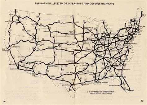 Map of USA Interstate Highways