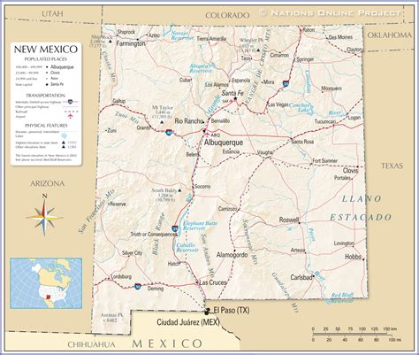 Comparison of MAP with other project management methodologies New Mexico Map With Cities