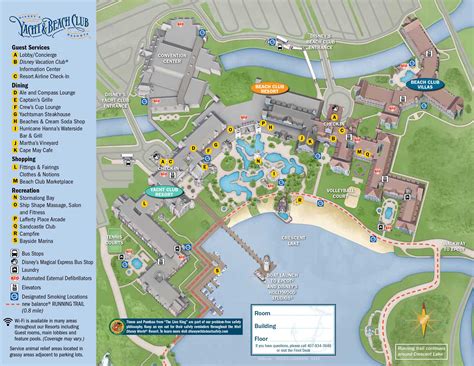 Resort map of Disney World