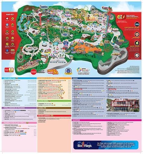 Six Flags Magic Mountain Map