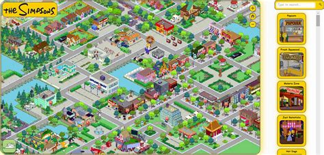 The Simpsons Map Of Springfield