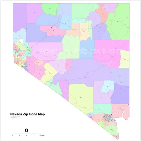 Zip Code Map Of Nevada