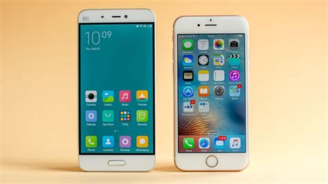Comparison of Xiaomi and iPhone