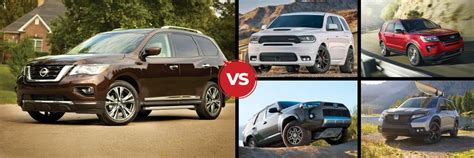 Comparison to Competitors 2023 Nissan Pathfinder