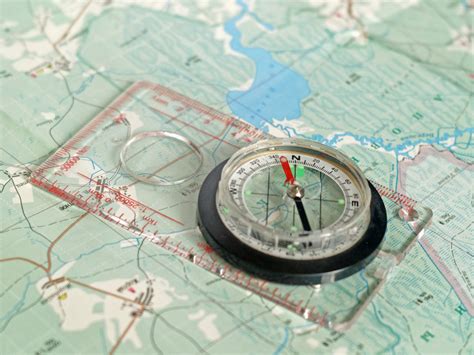 Ordnance Survey Maps Compass Multi Legged Route