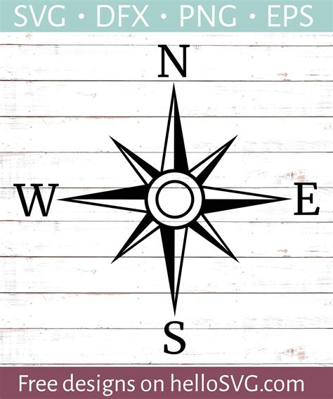Navigate the Web with Ease: Discover Free Compass SVG from the Experts!