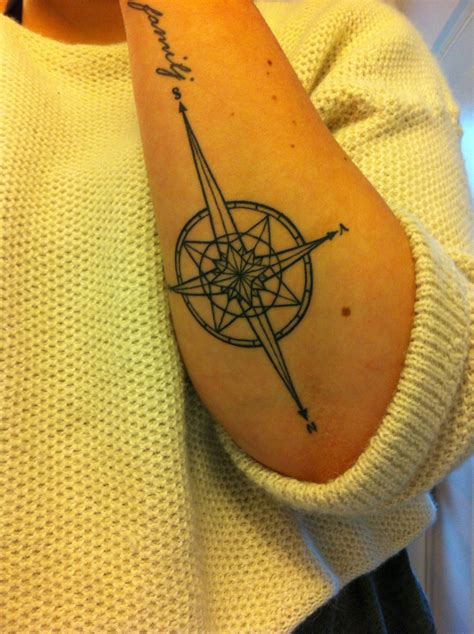 Compass Tattoo For Girl