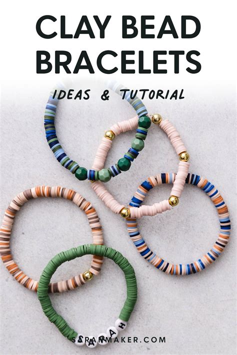 Complementary Clay Bead Bracelet