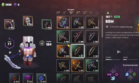 Complete list of Minecraft Dungeons weapons (so far)