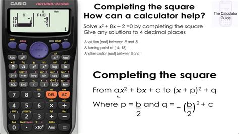 Completing The Square Calculator