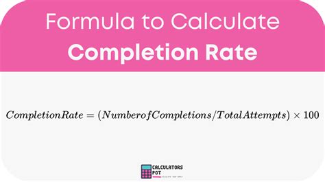 Completion Rate Calculator