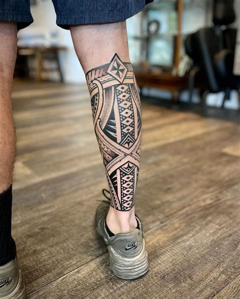 Complex Tribal Totem Kittytats Fake tattoos, Temporary