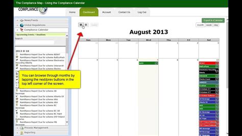 Compliance Calendar Software