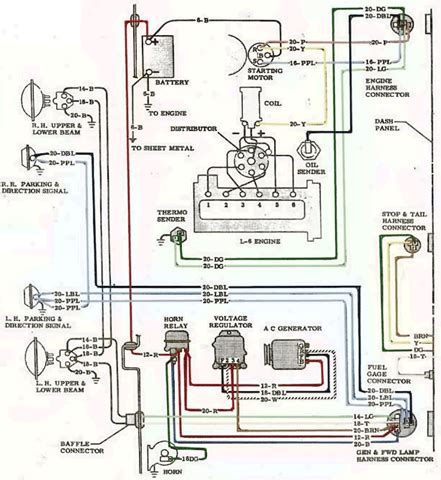 Components and Their Functions 1952 GMC Pickup Electrical System Diagram