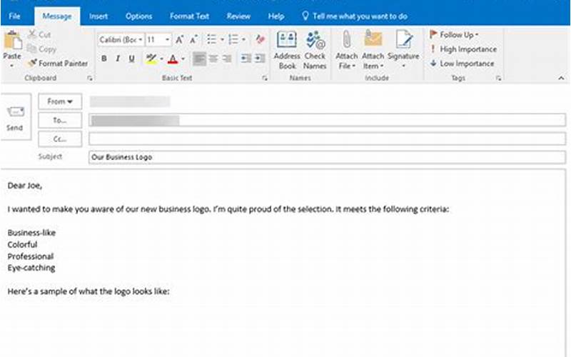 Compose Email In Outlook