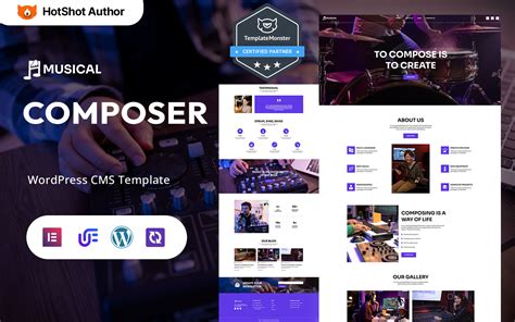 Composer Website Template