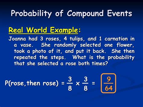 PPT Probability of Compound Events PowerPoint Presentation, free
