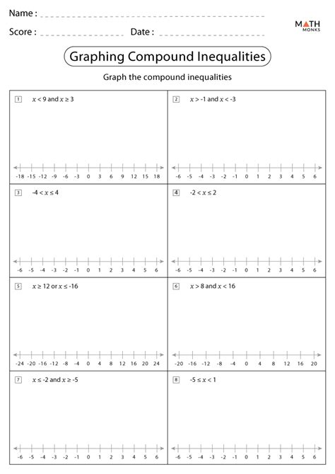 Compound Inequalities Worksheet Answers - Escolagersonalvesgui
