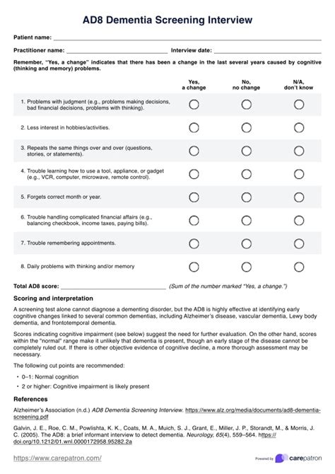 Comprehensive Evaluation and Screening
