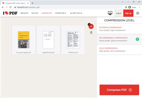 Compress PDF for Free