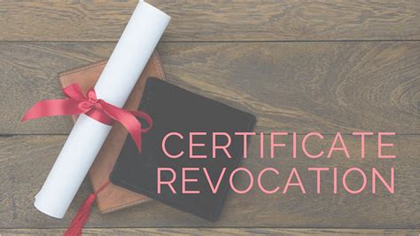 Compromised certificate