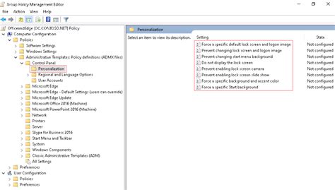 Computer Configuration Administrative Templates